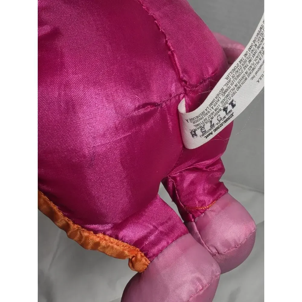 Backyardigans Uniqua 2000s Nylon Plush Nickelodeon Retired Htf Fisher Price